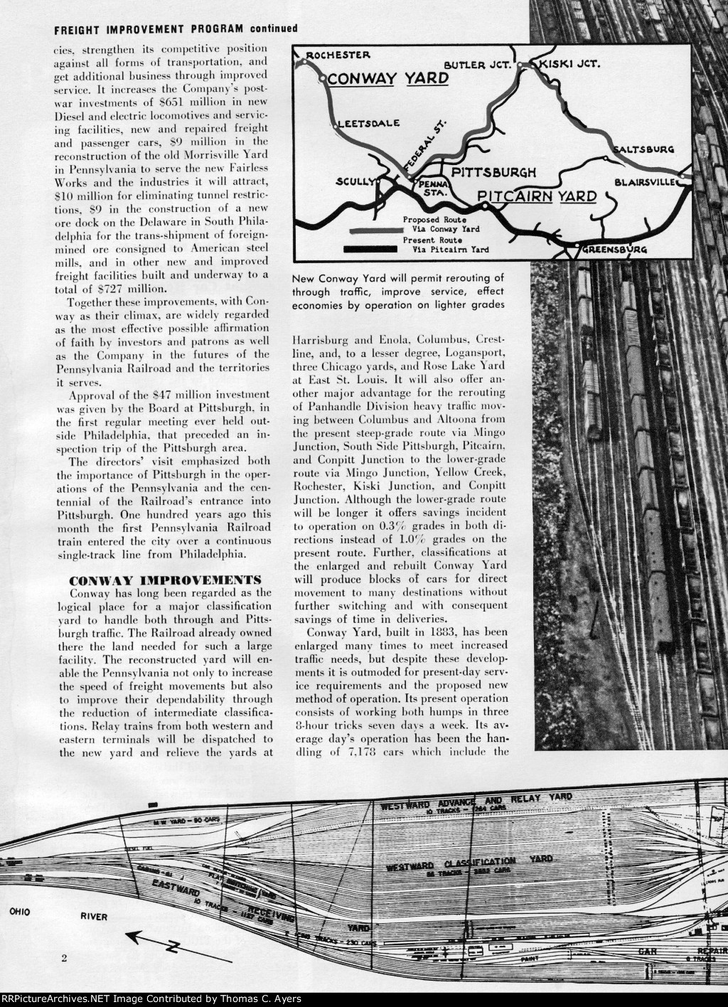 "PRR To Invest $47M," Page 2, 1952